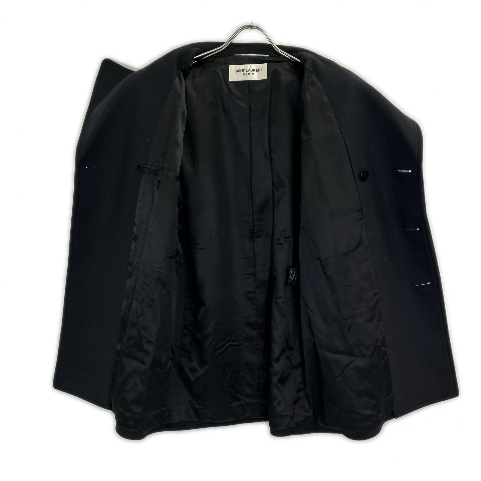 SAINT LAURENT PARIS サンローランパリ 18AW 【国内正規】343626 ウール ピー コート