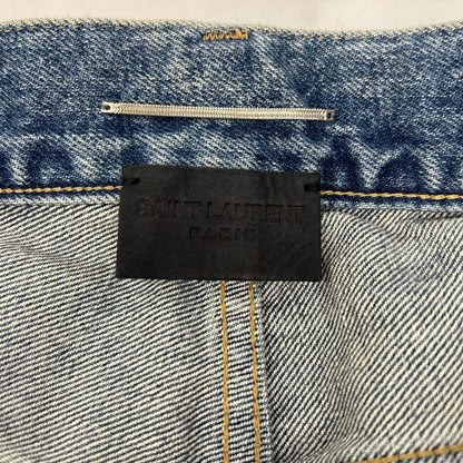 SAINT LAURENT PARIS 圣罗兰 23年 786722 水洗破洞牛仔裤