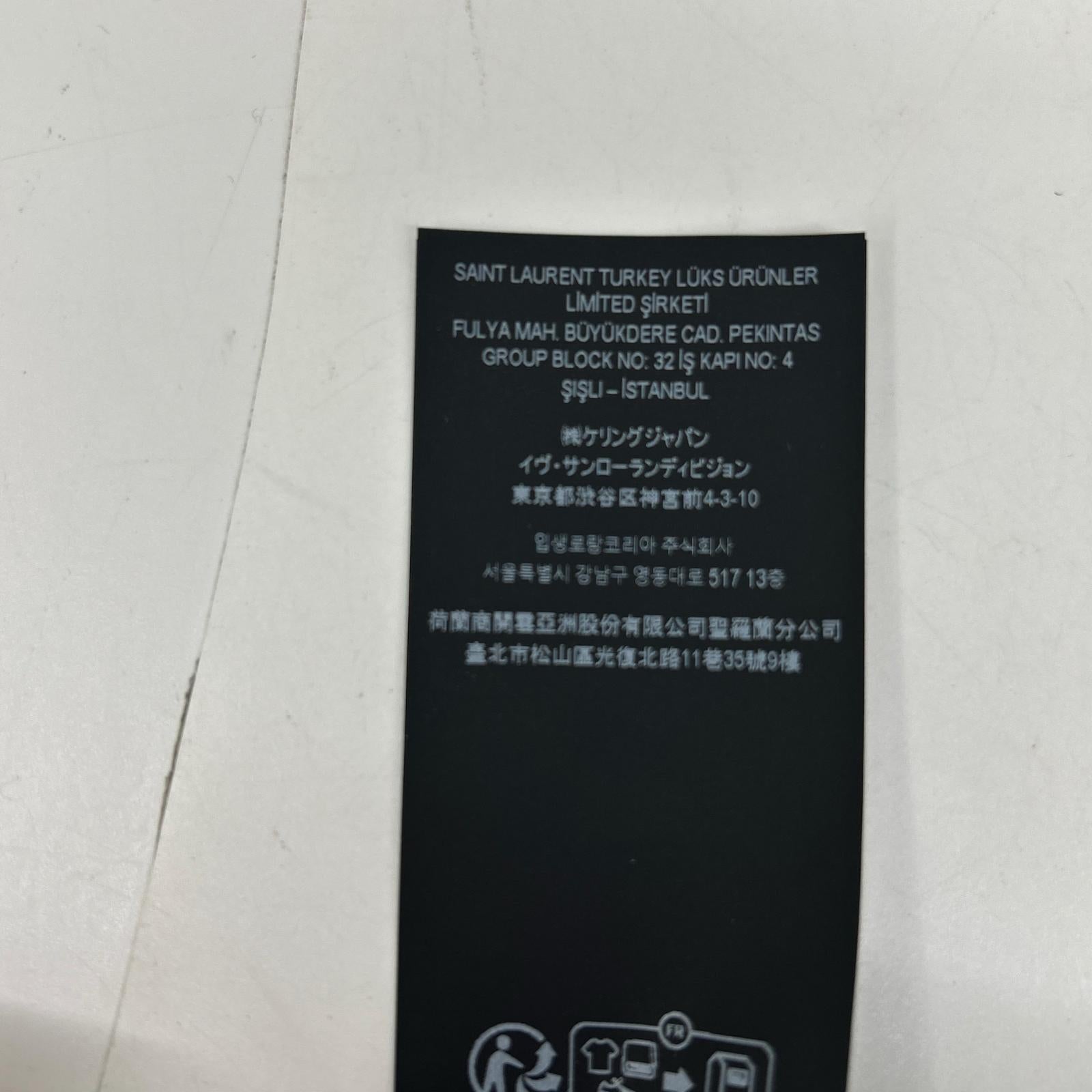 SAINT LAURENT PARIS 圣罗兰 23年 786722 水洗破洞牛仔裤
