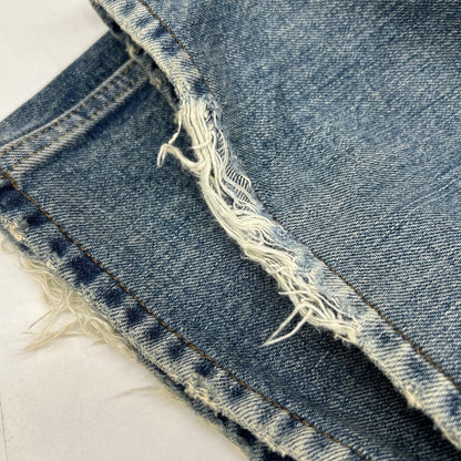 SAINT LAURENT PARIS サンローランパリ 23年 786722 ウォッシュド ダメージ加工 デニムパンツ ボトムス