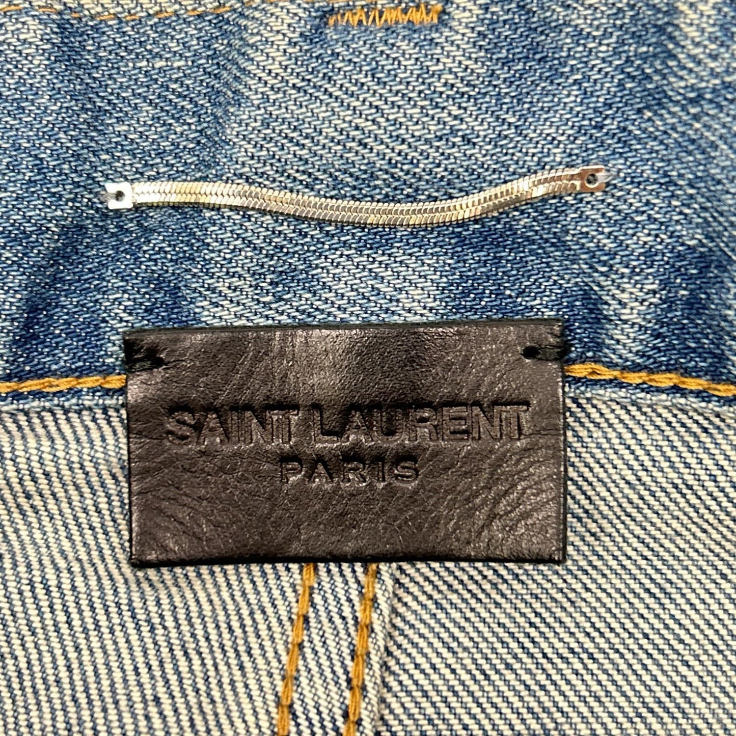 SAINT LAURENT PARIS 圣罗兰巴黎 19年 606663 做旧破洞修身牛仔裤 下装
