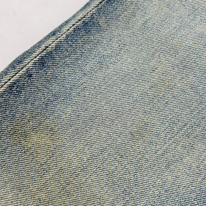 SAINT LAURENT PARIS 圣罗兰巴黎 19年 606663 做旧破洞修身牛仔裤 下装