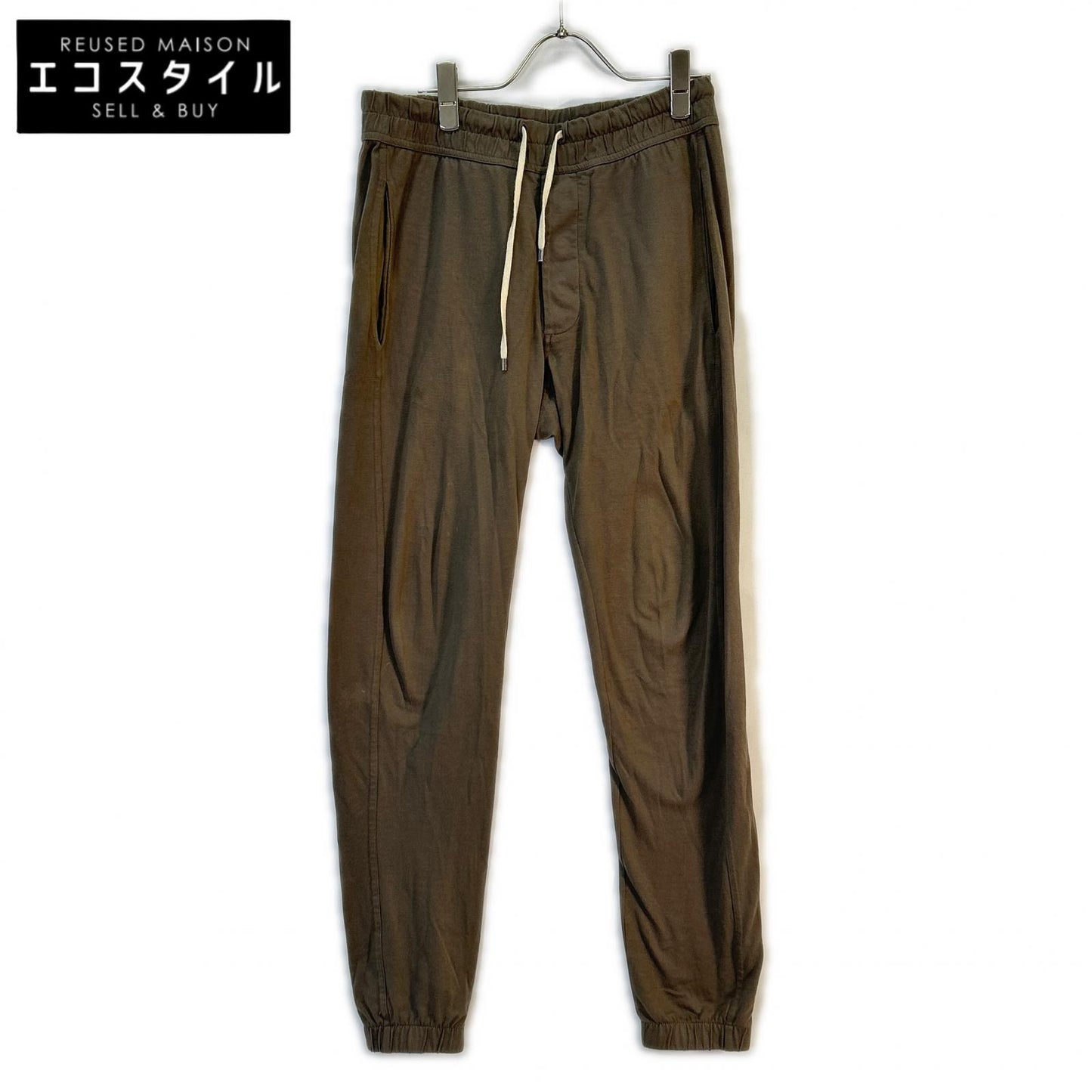 SAINT LAURENT PARIS サンローランパリ 21年 688909 ブラウン イージー スウェットロングパンツ ボトムス