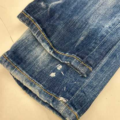 DSQUARED2 ディースクエアード 18年 S71LB0452 ダメージ ペイント加工 SKATER JEAN ボトムス