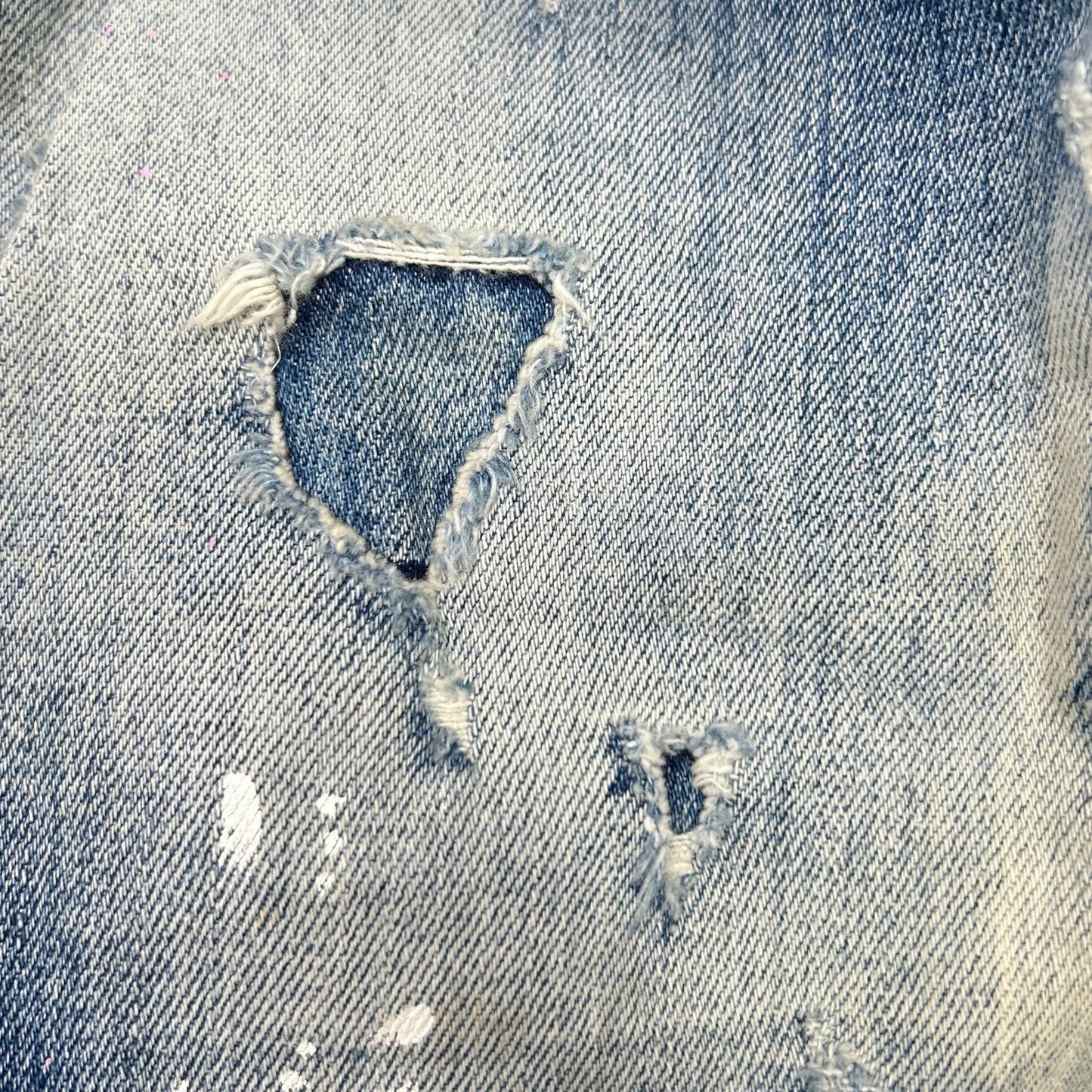 DSQUARED2 ディースクエアード 18年 S71LB0452 ダメージ ペイント加工 SKATER JEAN ボトムス