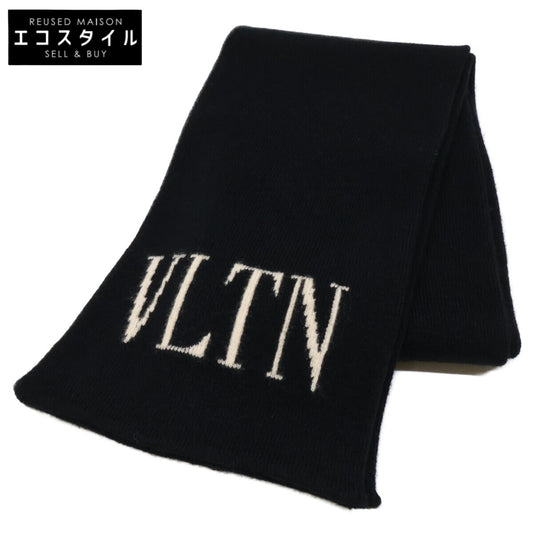 VALENTINO ヴァレンティノ VLTN ウール/シルク マフラー