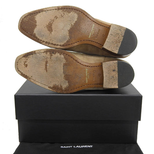 SAINT LAURENT PARIS サンローランパリ スエード サイドゴアブーツ メンズ ベージュ 42 443208 シューズ
