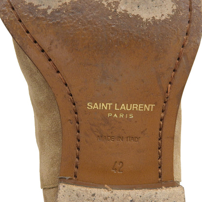 SAINT LAURENT PARIS サンローランパリ スエード サイドゴアブーツ メンズ ベージュ 42 443208 シューズ
