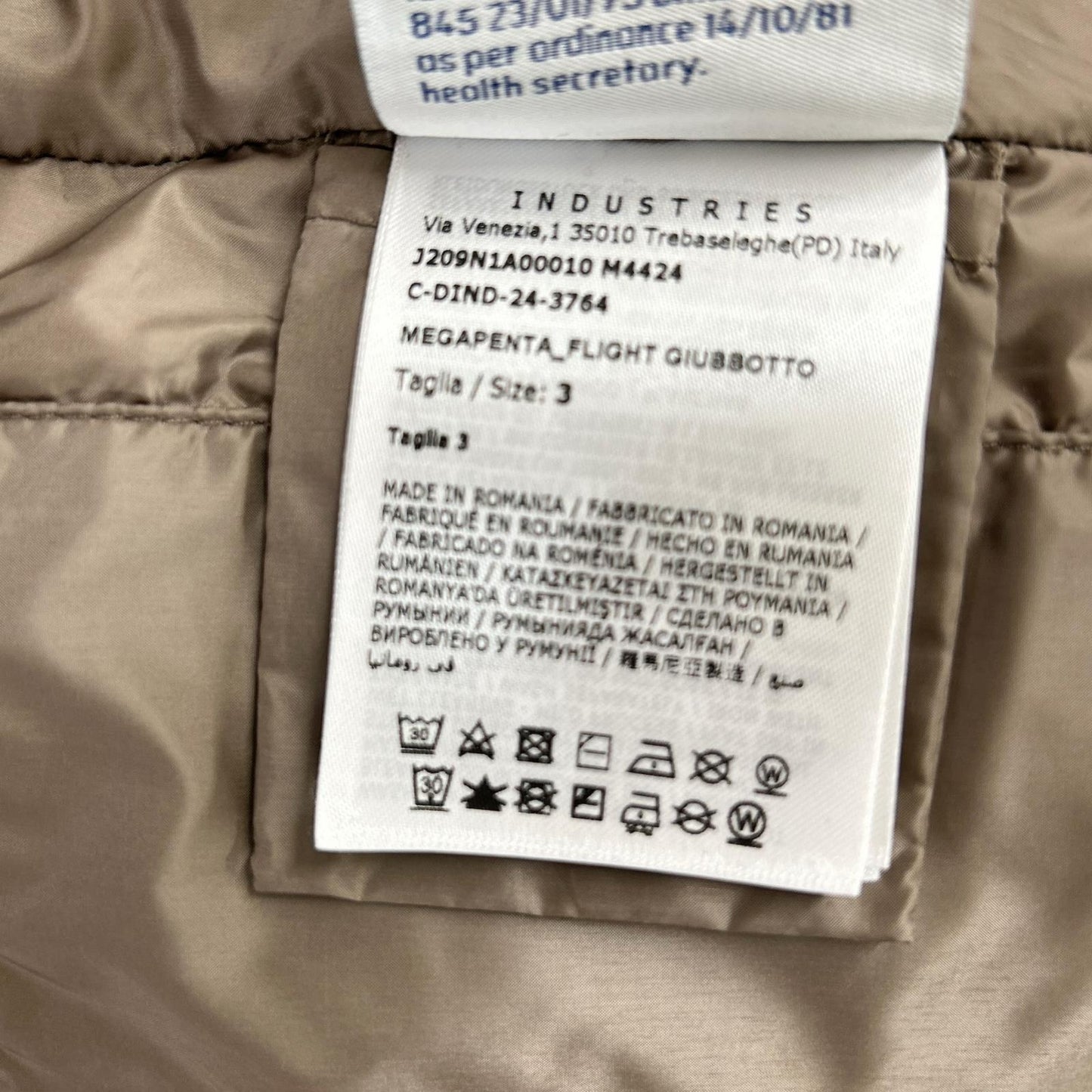 xRick Owens Rick Owens【美品/24年产】MEGAPENTA FLIGHT 羽绒夹克 夹克 3 男士