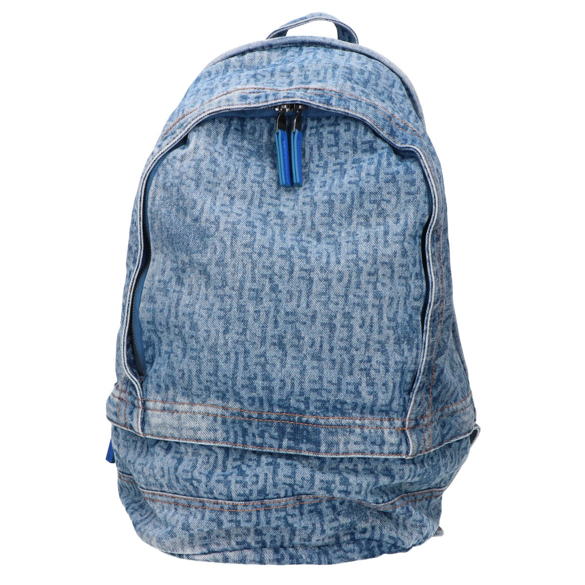 DIESEL ディーゼル 【美品】X09159 P2088 H8457 BERLYN BACKPACK デニム モノグラム バックパック リュック バックパック