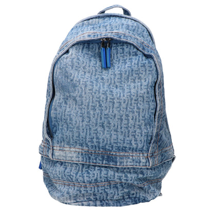 DIESEL ディーゼル 【美品】X09159 P2088 H8457 BERLYN BACKPACK デニム モノグラム バックパック リュック バックパック