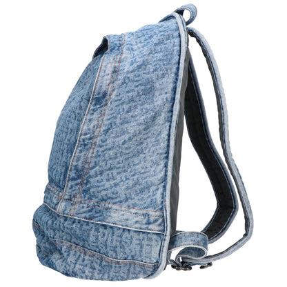 DIESEL ディーゼル 【美品】X09159 P2088 H8457 BERLYN BACKPACK デニム モノグラム バックパック リュック バックパック