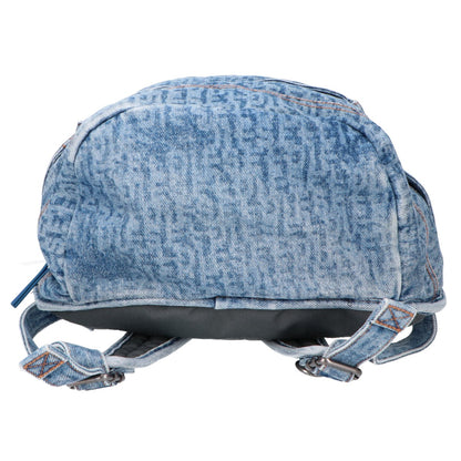 DIESEL ディーゼル 【美品】X09159 P2088 H8457 BERLYN BACKPACK デニム モノグラム バックパック リュック バックパック