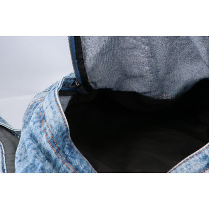 DIESEL ディーゼル 【美品】X09159 P2088 H8457 BERLYN BACKPACK デニム モノグラム バックパック リュック バックパック