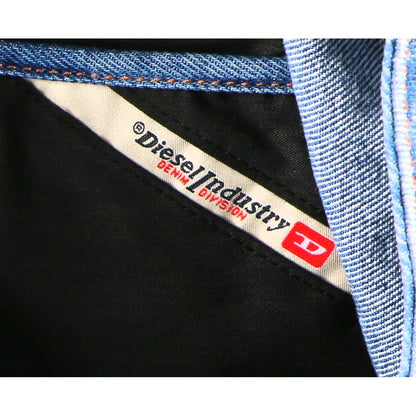 DIESEL ディーゼル 【美品】X09159 P2088 H8457 BERLYN BACKPACK デニム モノグラム バックパック リュック バックパック