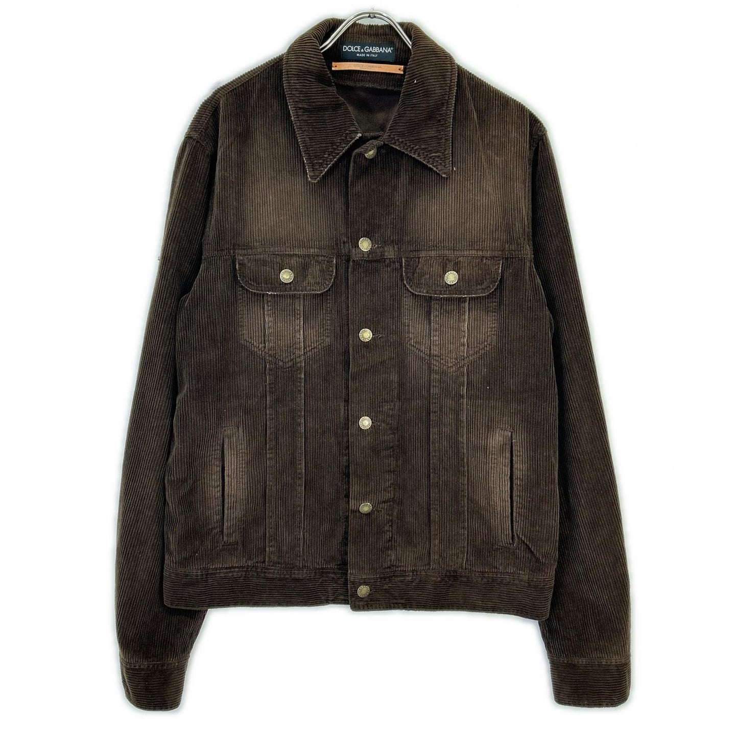 DOLCE&GABBANA ドルチェアンドガッバーナ ブラウン コーデュロイ ジャケット ジャケット