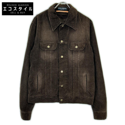 DOLCE&GABBANA ドルチェアンドガッバーナ ブラウン コーデュロイ ジャケット ジャケット