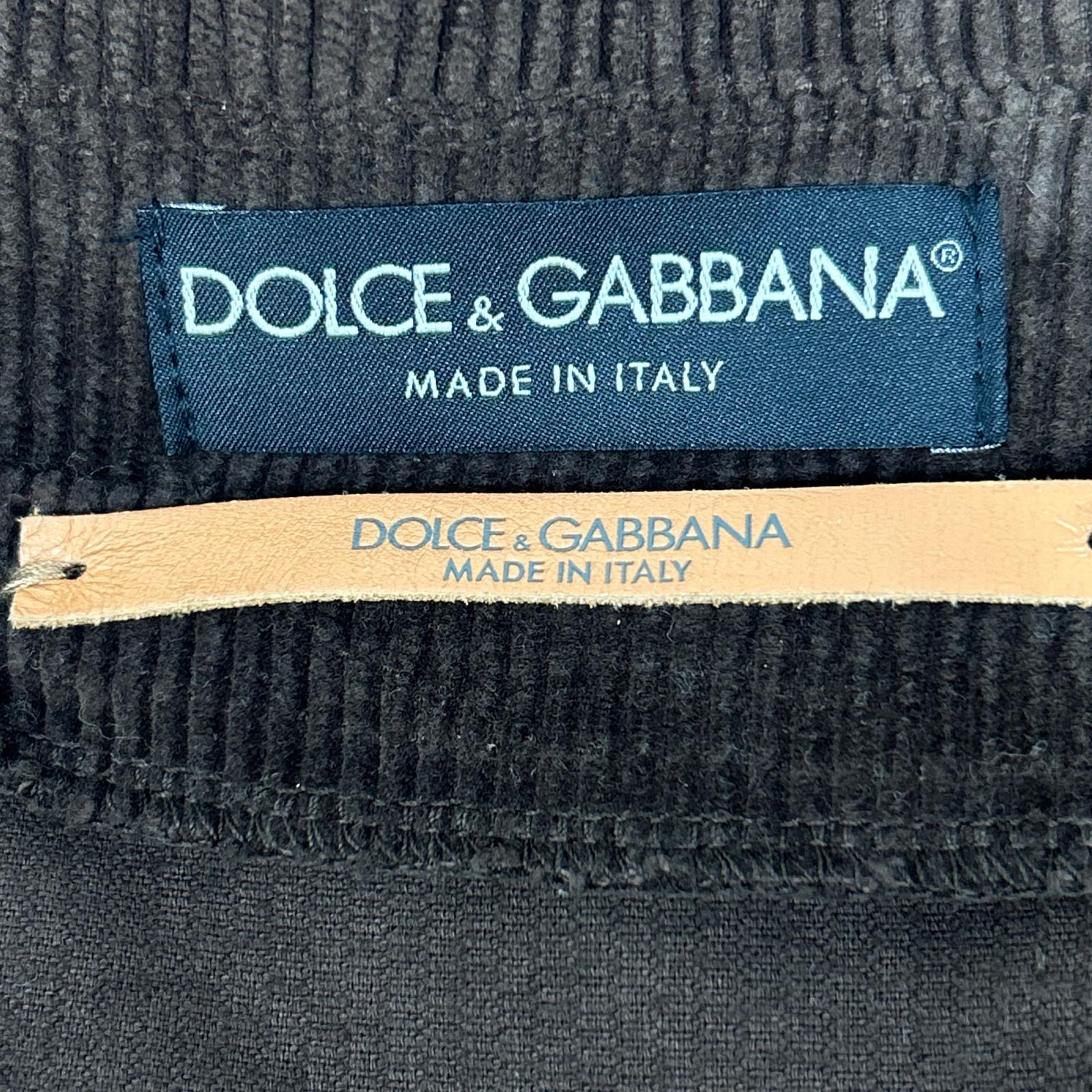 DOLCE&GABBANA ドルチェアンドガッバーナ ブラウン コーデュロイ ジャケット ジャケット