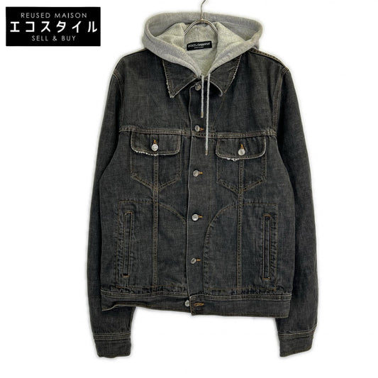 DOLCE&GABBANA ドルチェアンドガッバーナ 【国内正規】パーカードッキング デニムジャケット ジャケット