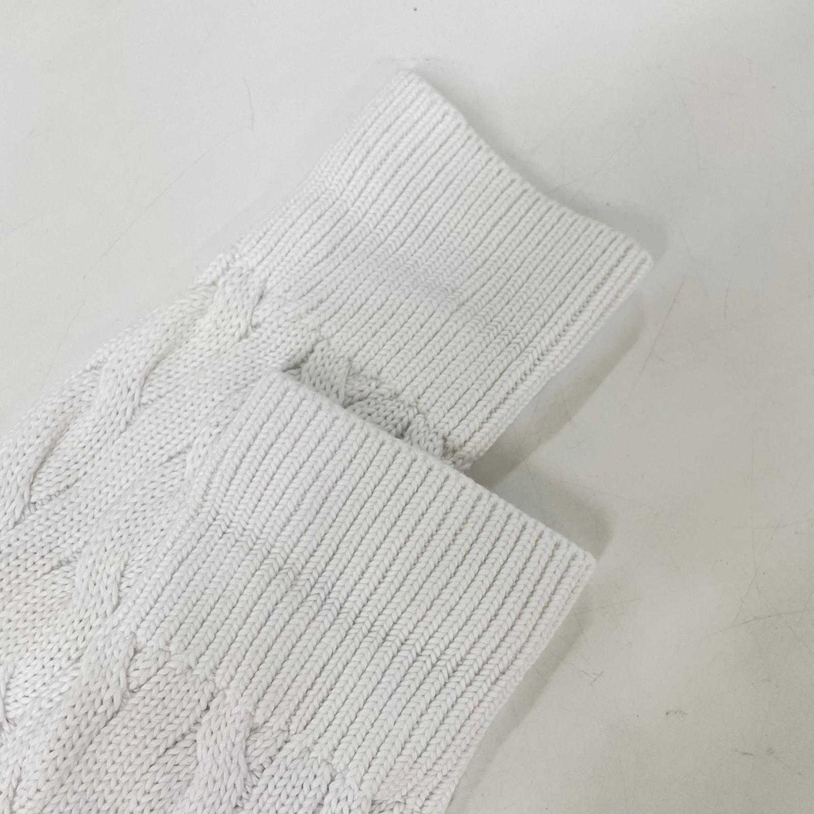 POLO RALPH LAUREN ポロ ラルフローレン RLMWB-GLC23 ホワイト コットン ケーブルニット カーディガン トップス