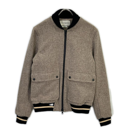 oliverspencer オリバースペンサー ベージュ ウール ジップジャケット ジャケット