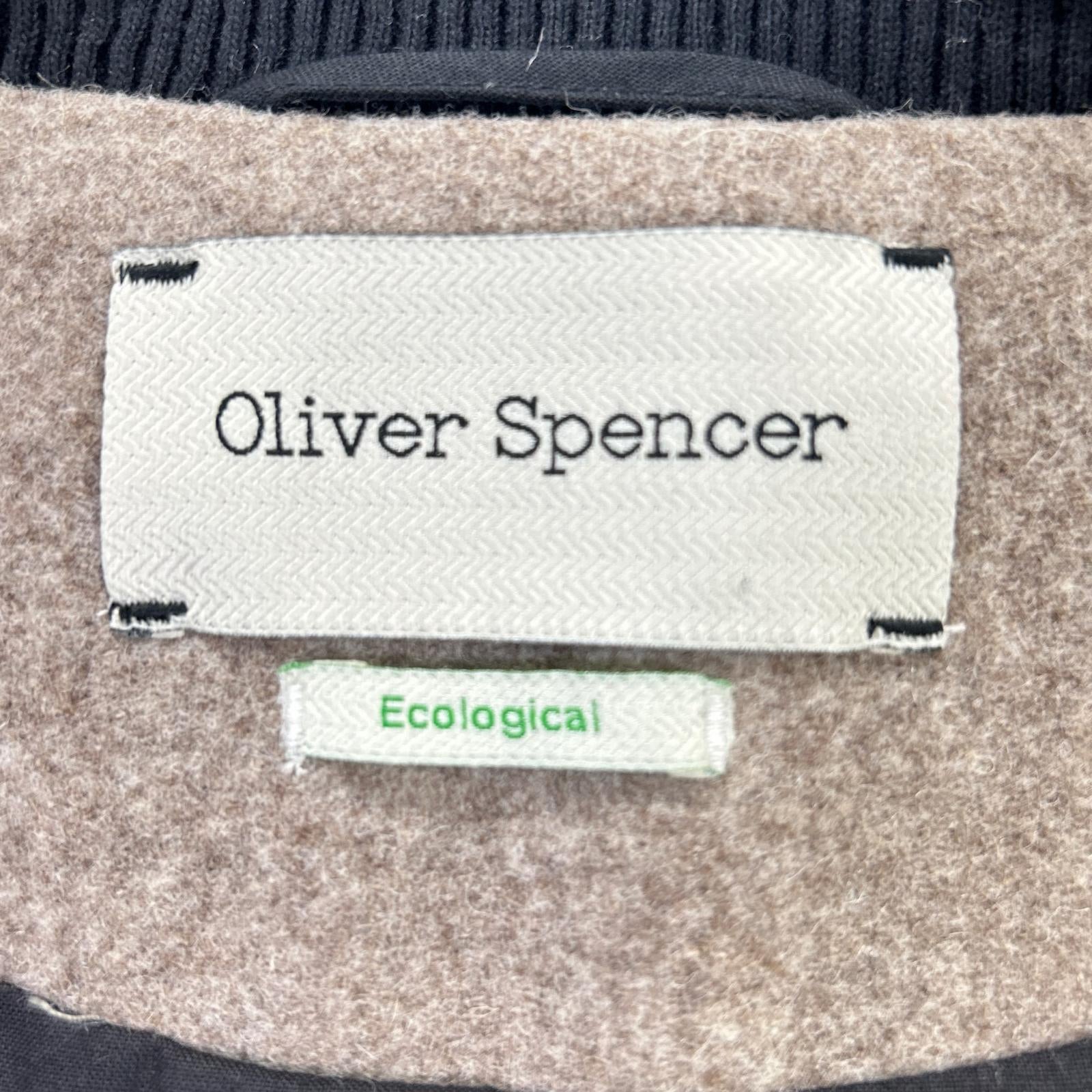 oliverspencer オリバースペンサー ベージュ ウール ジップジャケット 36 oliverspencer オリバースペンサー ベージュ ウール ジップジャケット
