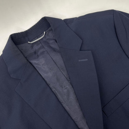 DIOR 013C217A3500 Navy 20SS Arm Saddle Pocket Wool Mohair 2B Tailored Jacket