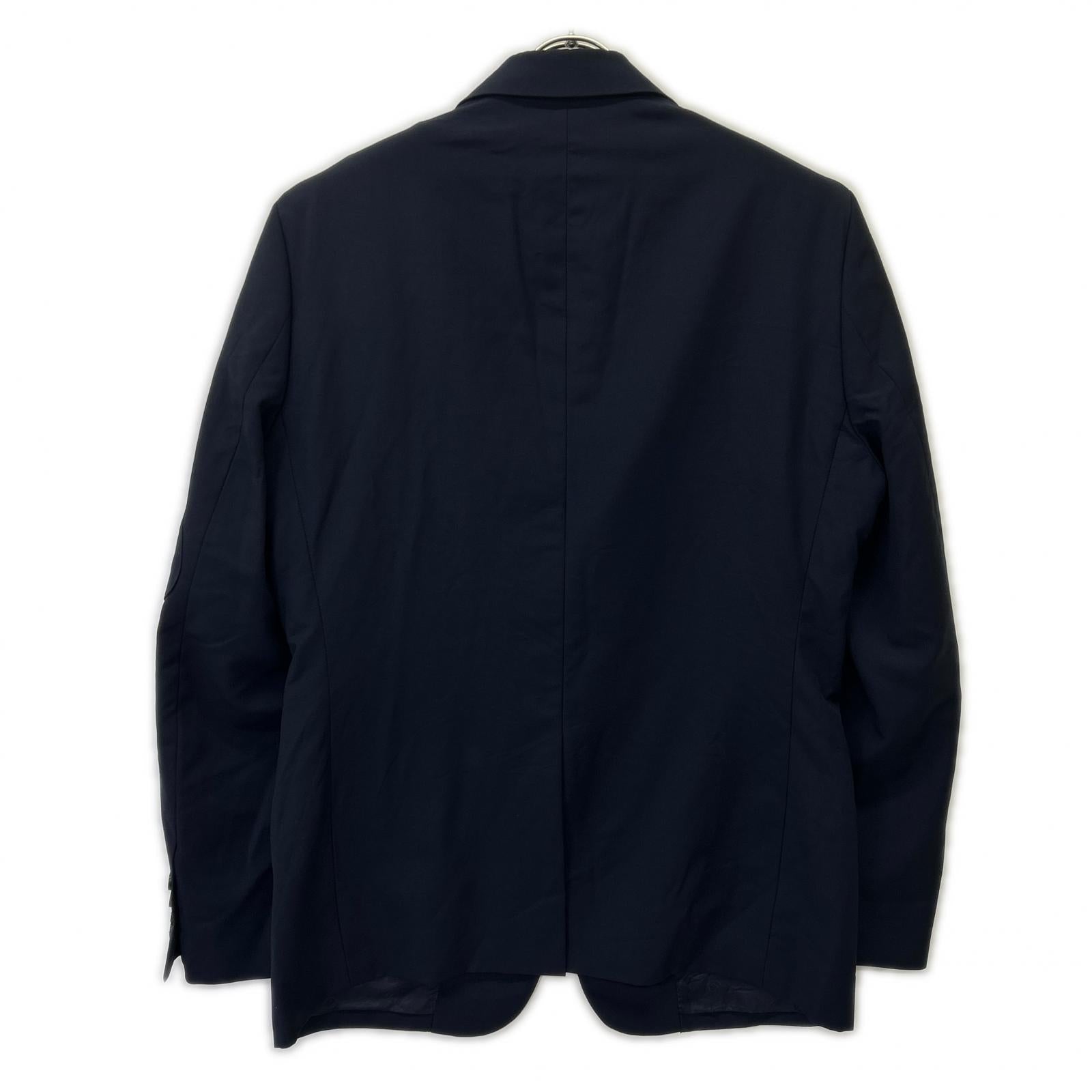 DIOR 013C217A3500 Navy 20SS Arm Saddle Pocket Wool Mohair 2B Tailored Jacket