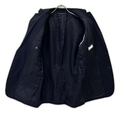 DIOR 013C217A3500 Navy 20SS Arm Saddle Pocket Wool Mohair 2B Tailored Jacket