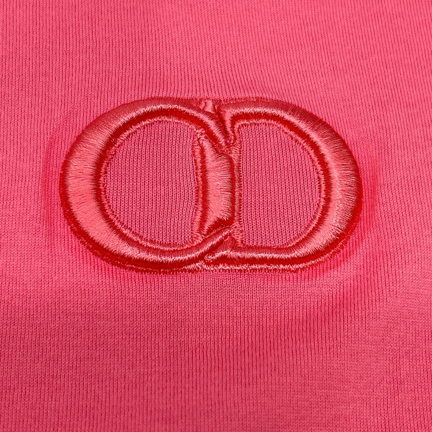 DIOR ディオール 013J600A0589 20SS ピンク CD刺繍 半袖 Tシャツ トップス