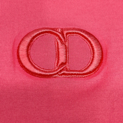 DIOR ディオール 013J600A0589 20SS ピンク CD刺繍 半袖 Tシャツ トップス