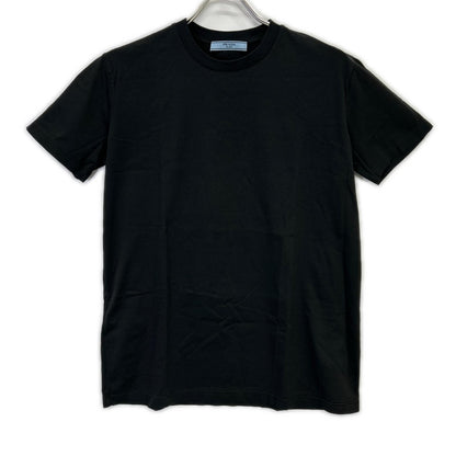 PRADA プラダ 19年製 135520 ブラック コットンTシャツ トップス