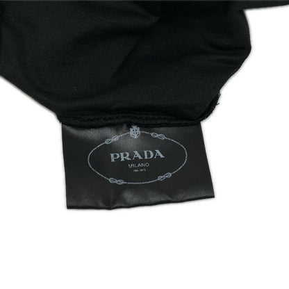 PRADA プラダ 19年製 135520 ブラック コットンTシャツ トップス