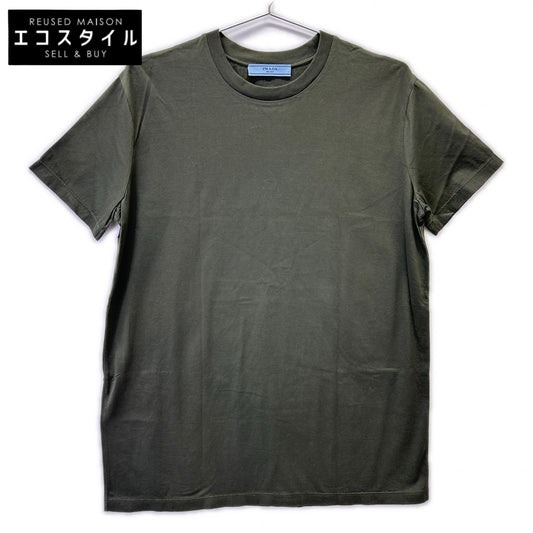 PRADA Prada 2019 135520 Khaki Cotton T-shirt Top
