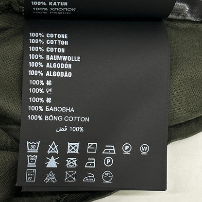 PRADA プラダ 19年製 135520 カーキ コットンTシャツ トップス