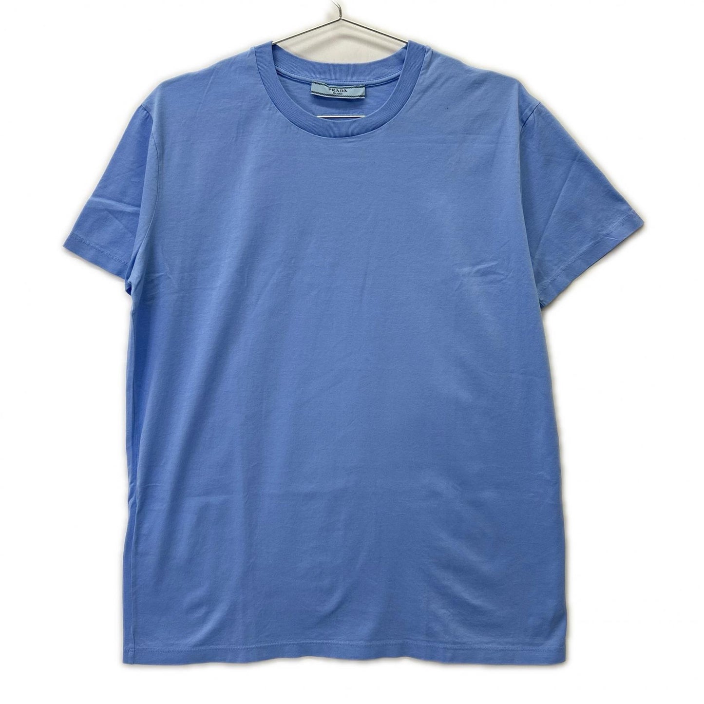 PRADA 2019 Cotton T-shirt Light Blue 135520