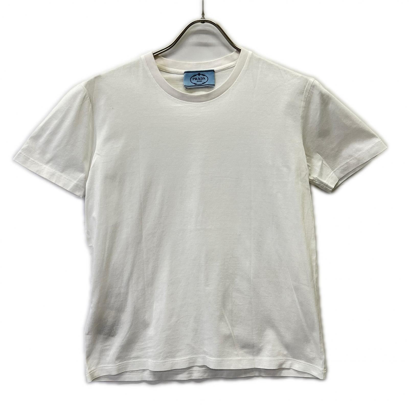 PRADA Prada 2018 White Cotton T-shirt Top