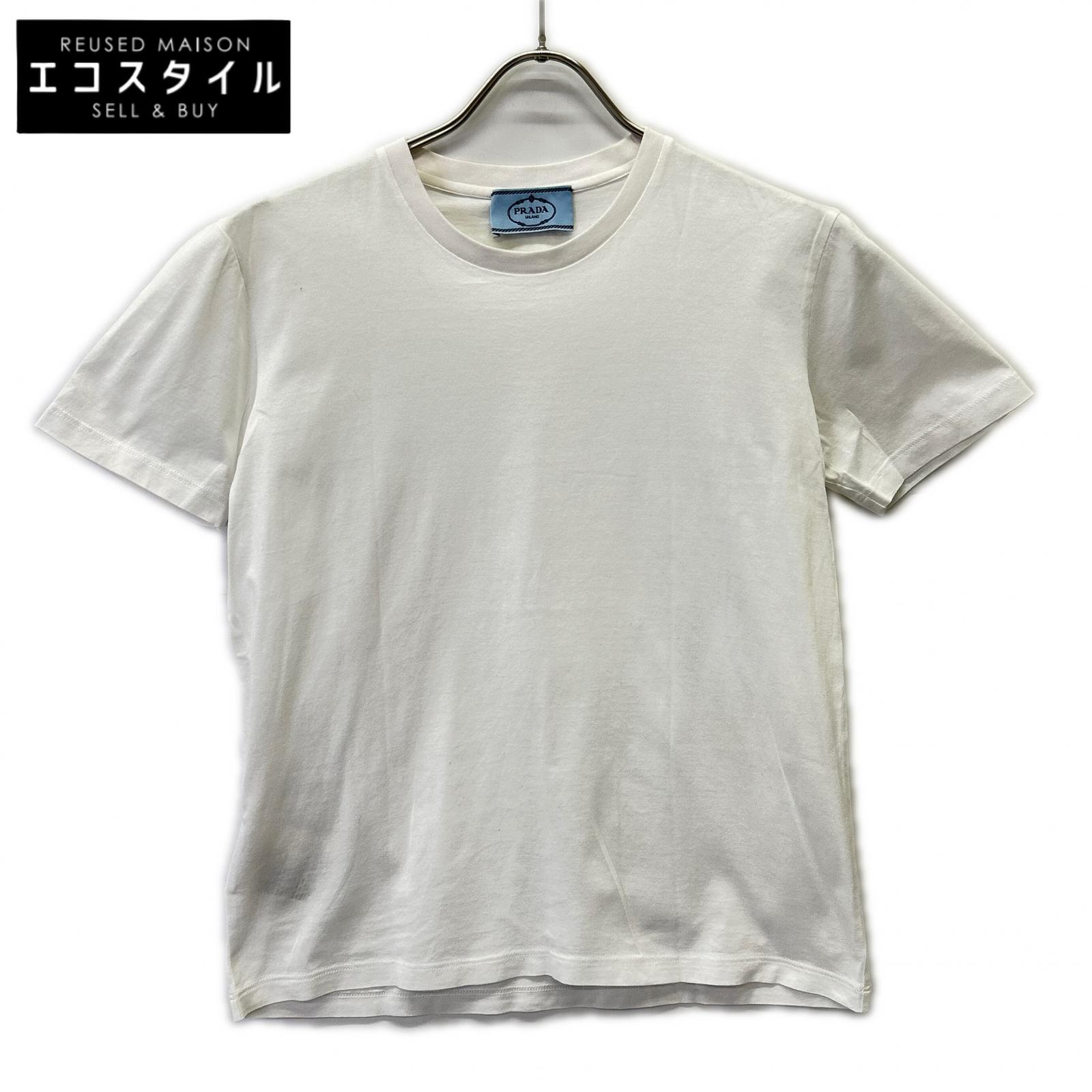 PRADA Prada 2018 White Cotton T-shirt Top