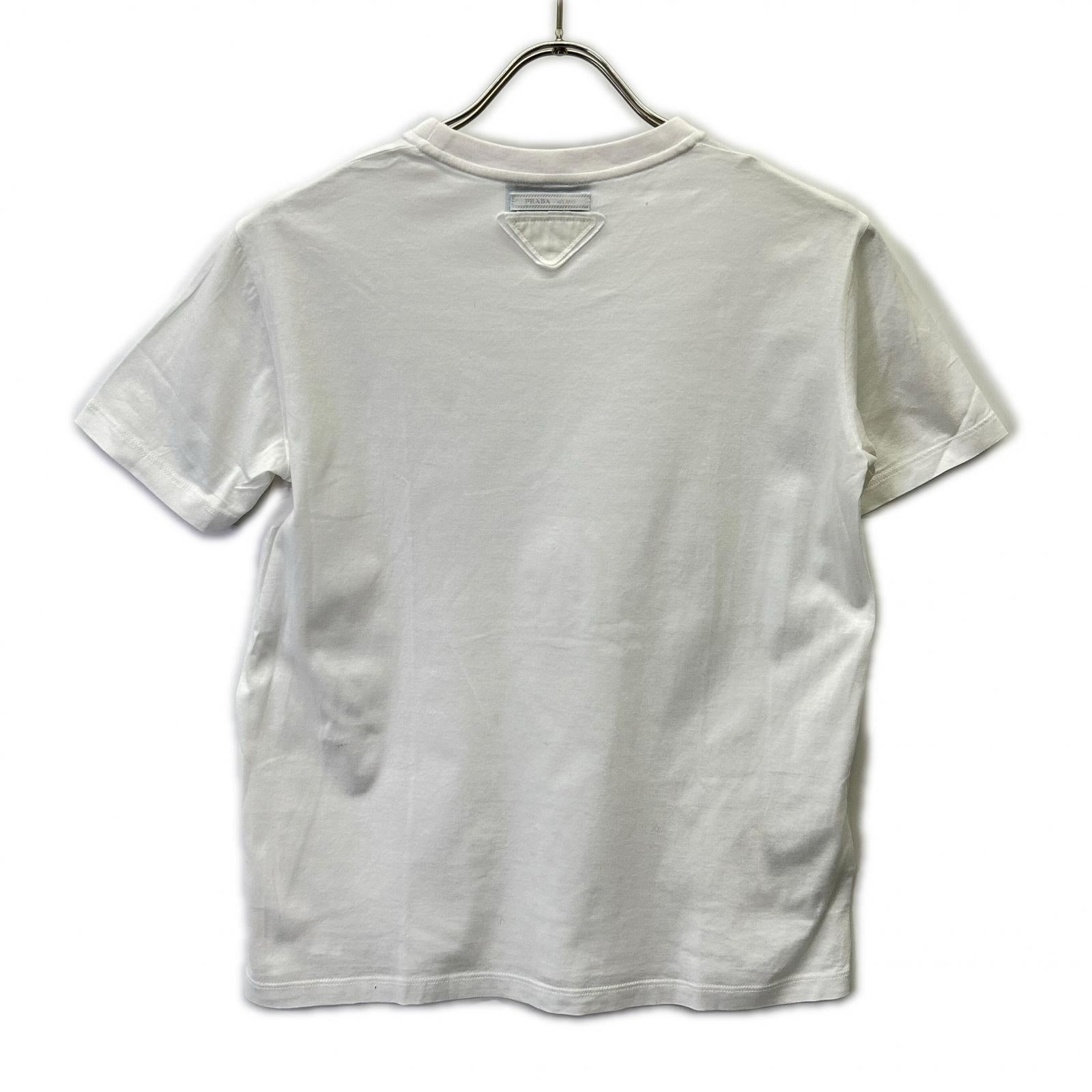 PRADA Prada 2018 White Cotton T-shirt Top