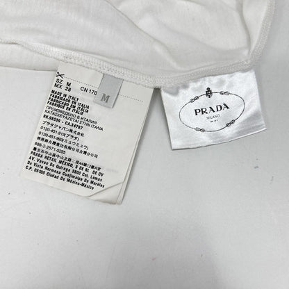PRADA Prada 2018 White Cotton T-shirt Top