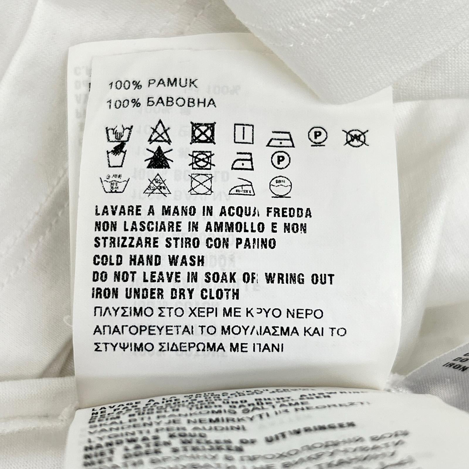 PRADA プラダ 18年製 35570 ホワイト コットン Tシャツ トップス