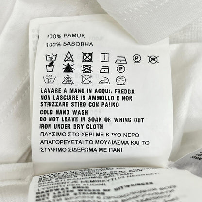 PRADA プラダ 18年製 35570 ホワイト コットン Tシャツ トップス