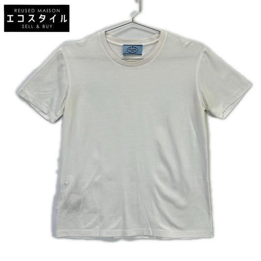 PRADA プラダ 18年製 35570 ホワイト コットン Tシャツ トップス
