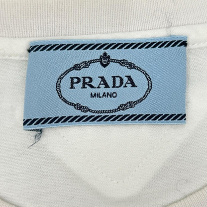 PRADA 普拉达 18年款 35570 白色 棉质 T恤 上衣