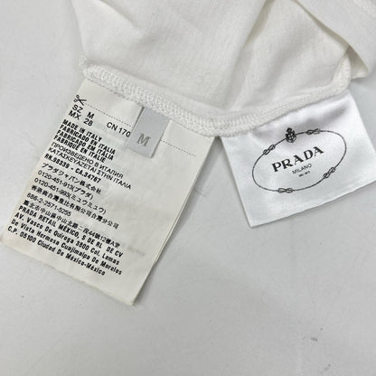 PRADA 普拉达 18年款 35570 白色 棉质 T恤 上衣