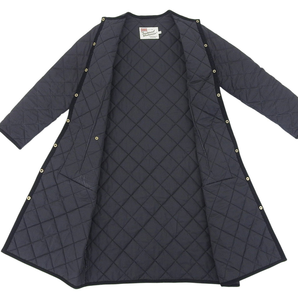 TRADITIONAL WEATHERWEAR トラディショナルウェザーウェア ナイロン キルティングコート レディース 32 ブラック コート