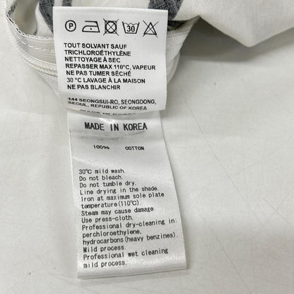 MYA22SS-SK01-1 ﾎﾜｲﾄ 総柄 PRINT DRAWSTRING SKIRT スカート S-M レディース