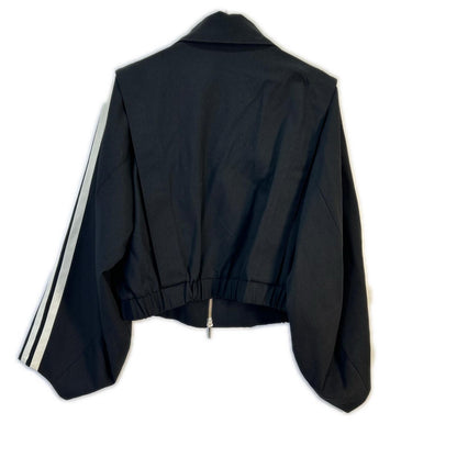 Adam et Rope アダムエロペ 24SS ブラック サイドラインブルゾン ジャケット