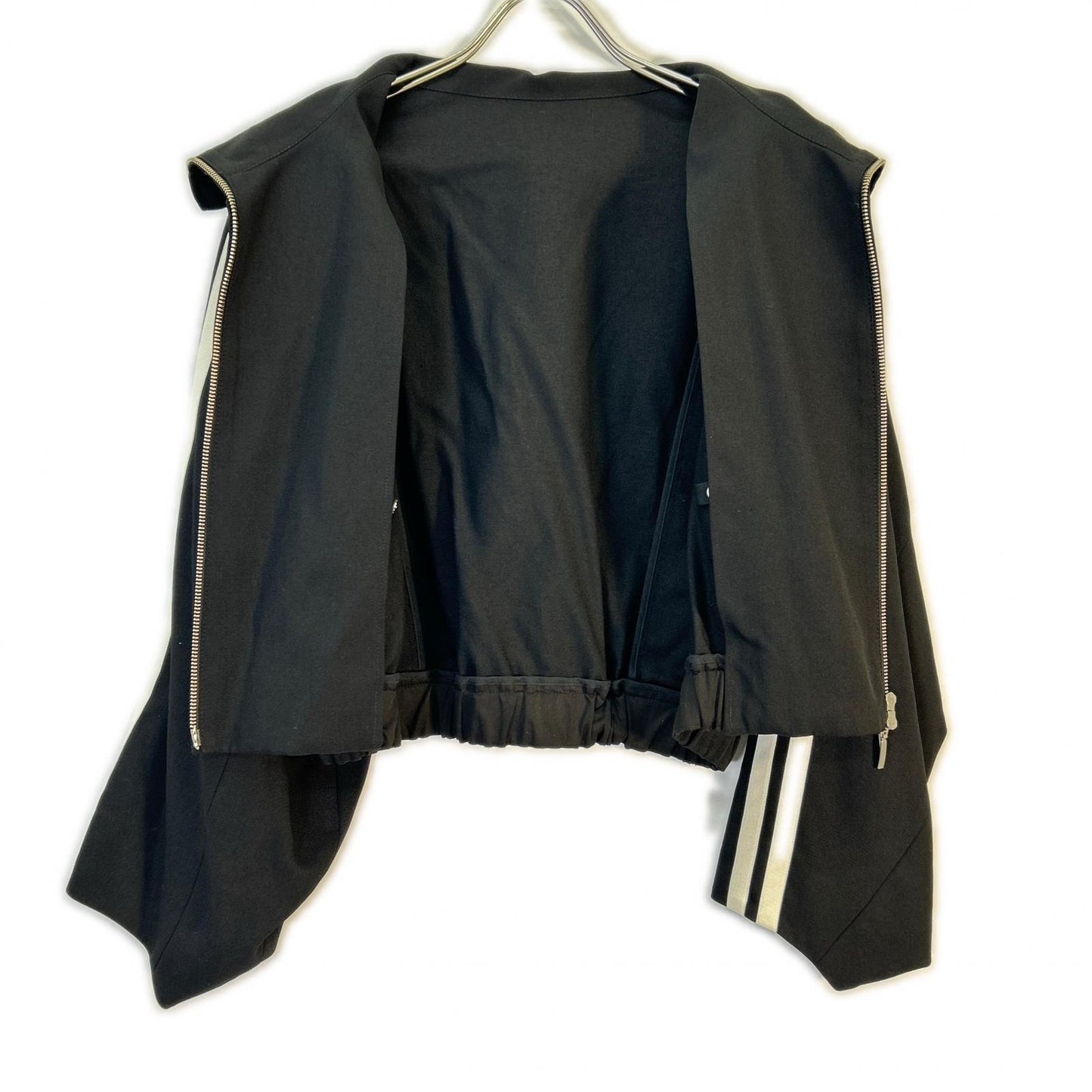 Adam et Rope アダムエロペ 24SS ブラック サイドラインブルゾン ジャケット