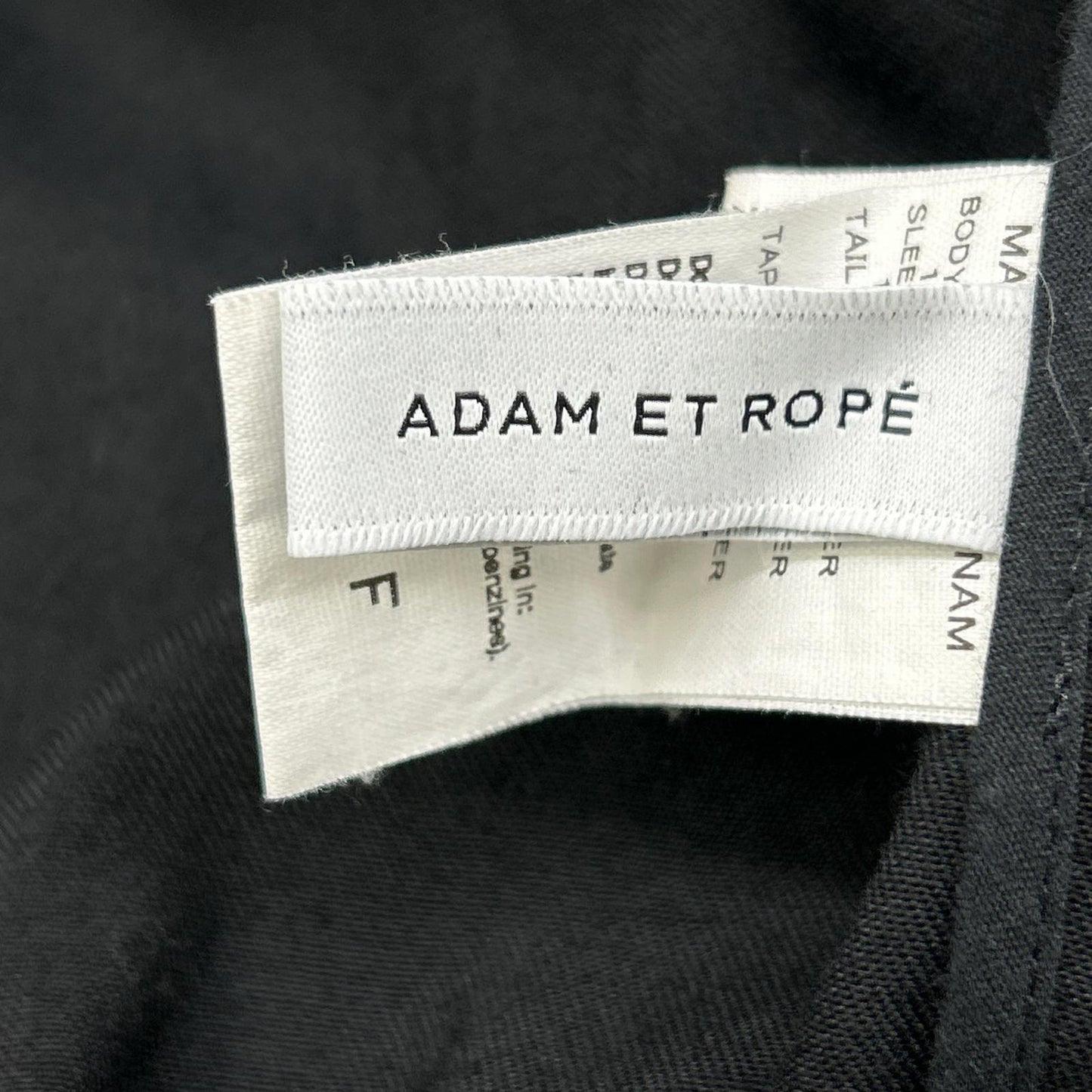 Adam et Rope アダムエロペ 24SS ブラック サイドラインブルゾン ジャケット